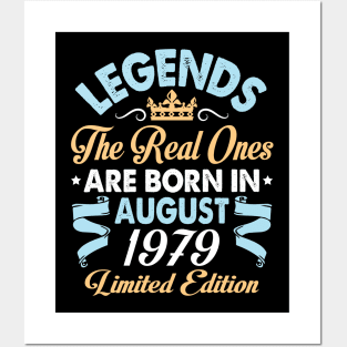 Legends The Real Ones Are Born In August 1969 Happy Birthday 51 Years Old Limited Edition Posters and Art